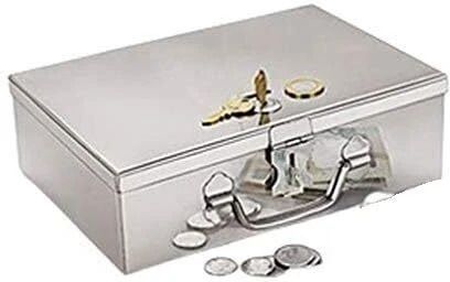 Storage Box Home, Office, Hotel, Bank Size-7 Inch with Lock & 2 key Safe Locker-image-38