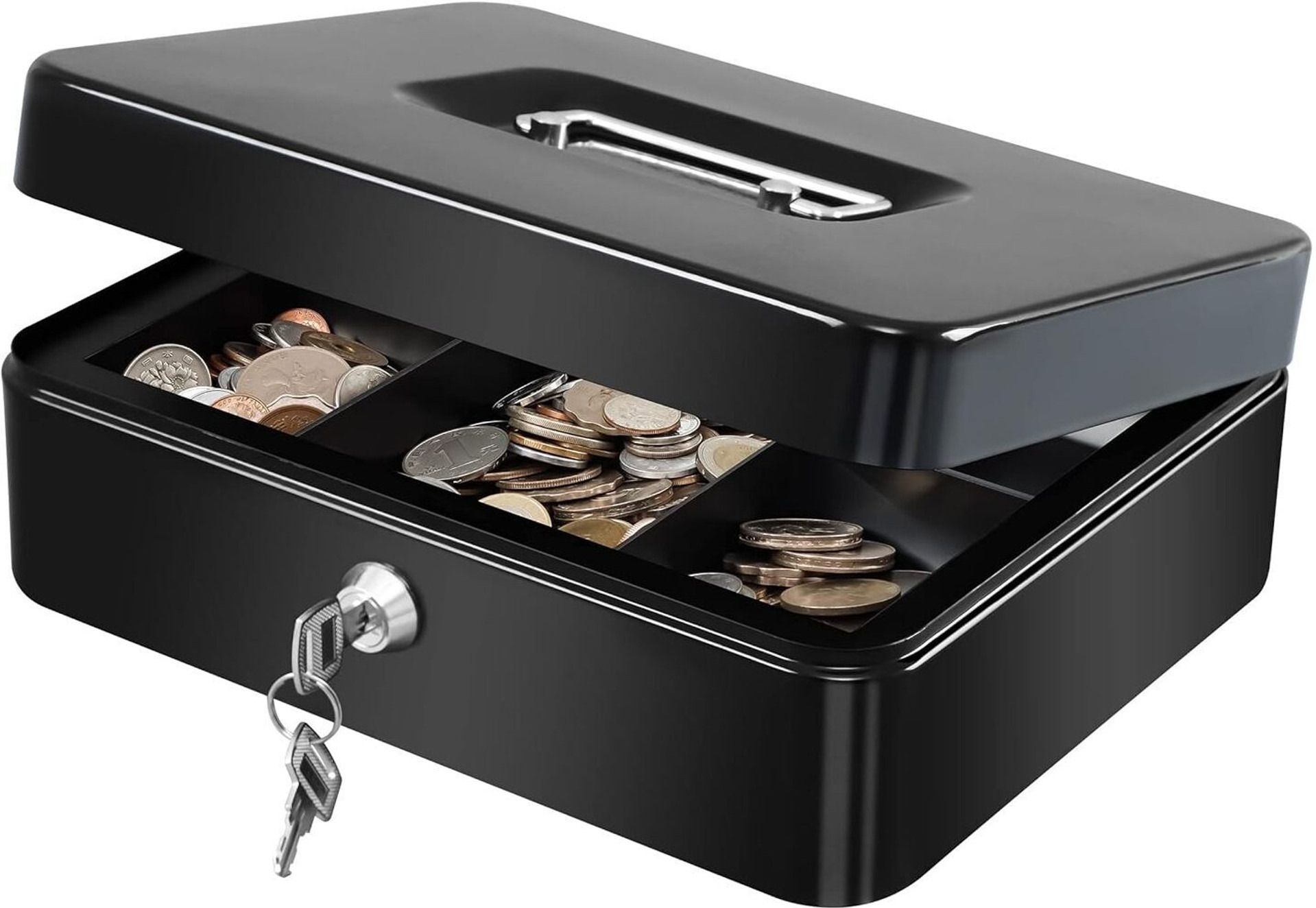 mg enterprise Metal Cash Box Big Safe Locker-picture-25