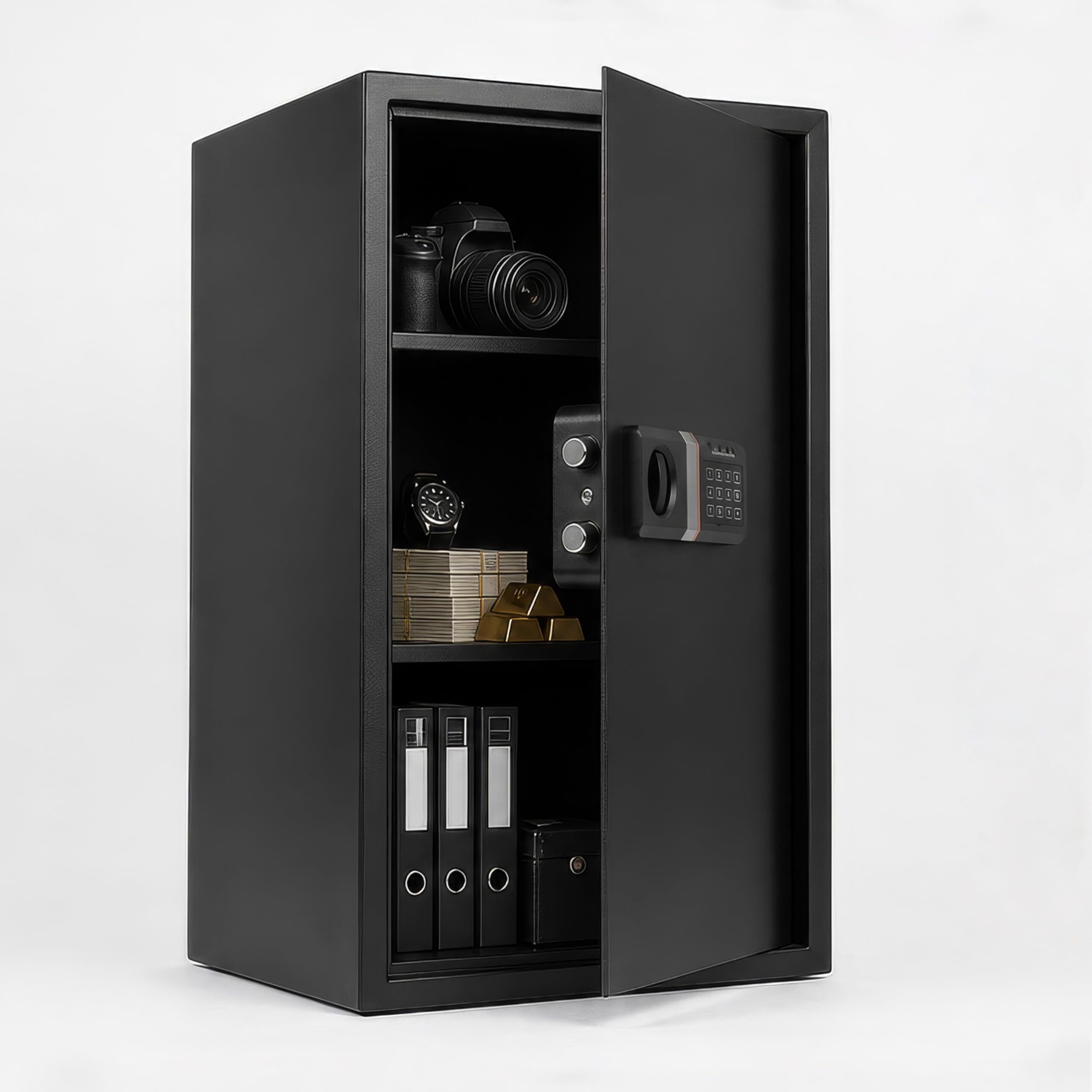 plantex 106 Ltr Home Safe Locker with Electronic Digital Keypad Security Lock Safe Locker-picture-13