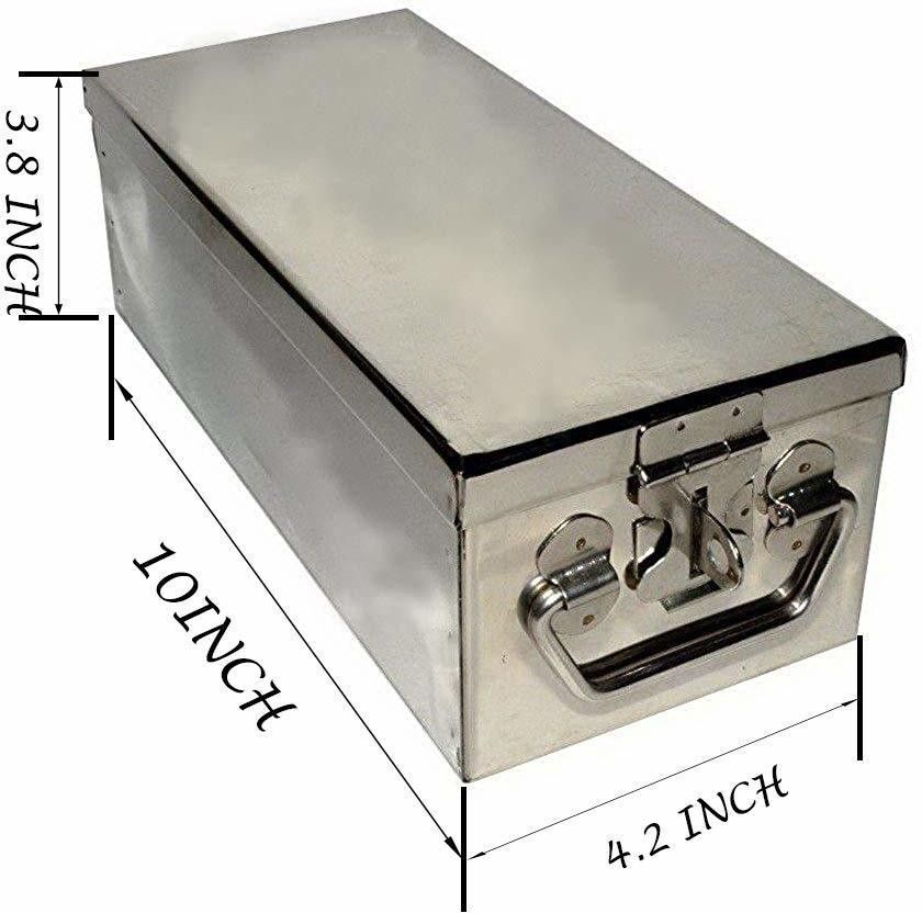 Heavy Powder-coated Gold Finish Steel Box For Home Jewelry Locker Box-10" Safe Locker-image-27