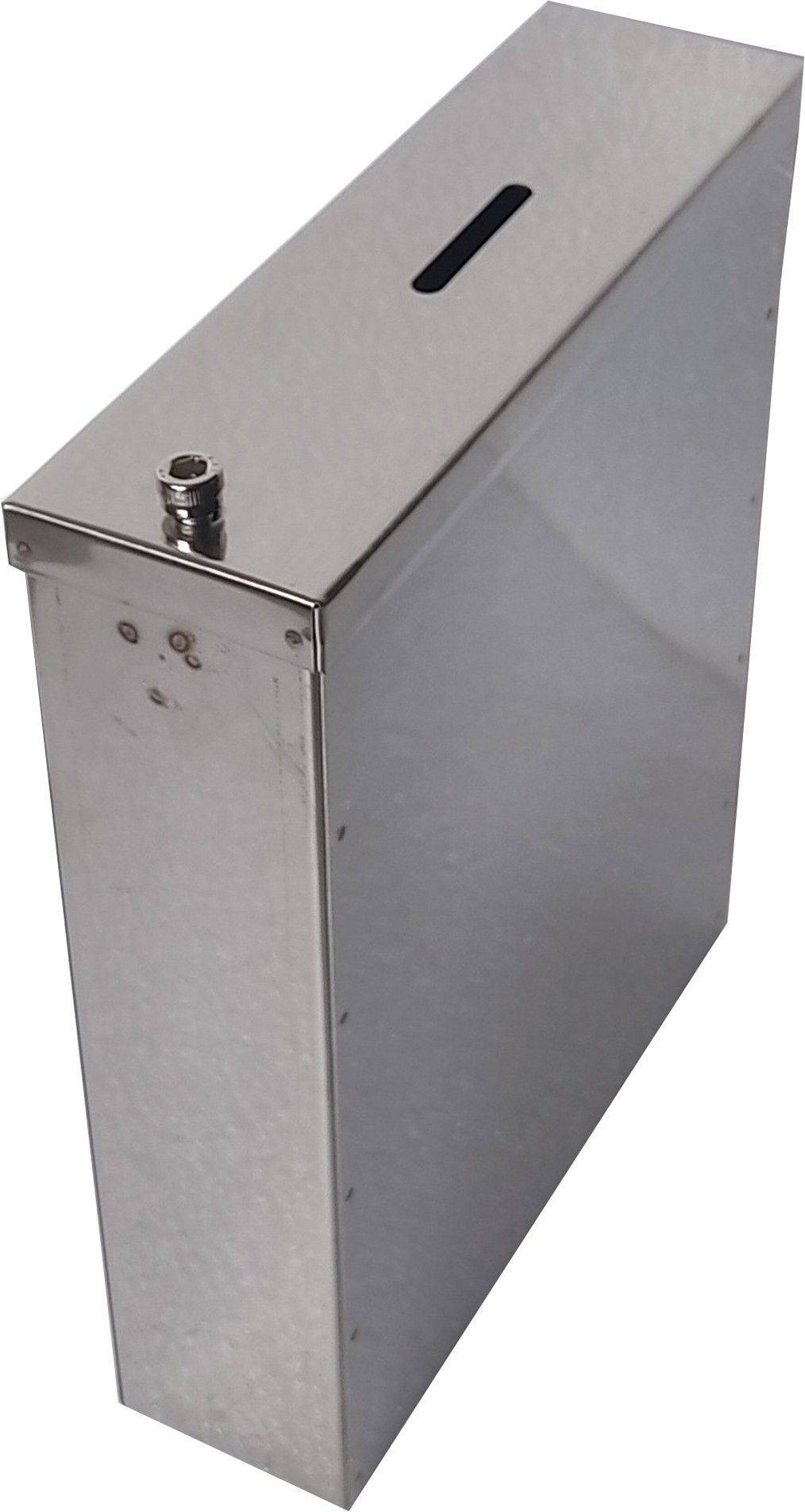 safenix Coin Box Piggy Gullak Donation Money Bank SS Size- L-5.25, W-18, H-22cm Safe Locker-picture-44