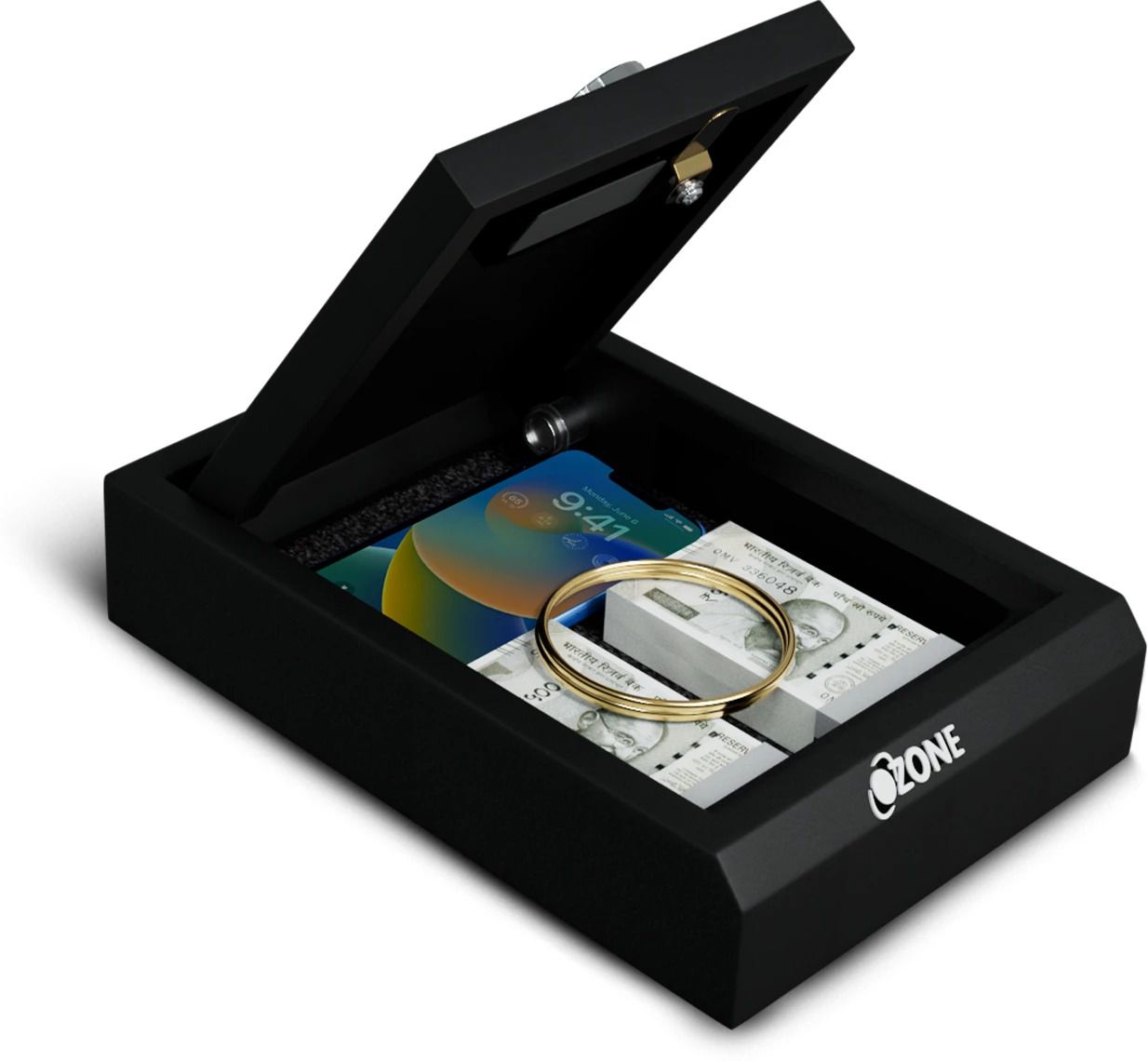 ozone 2.28 liter Personal Safe Locker for home | Electronic Locking | Passwrod Access Safe Locker-picture-14
