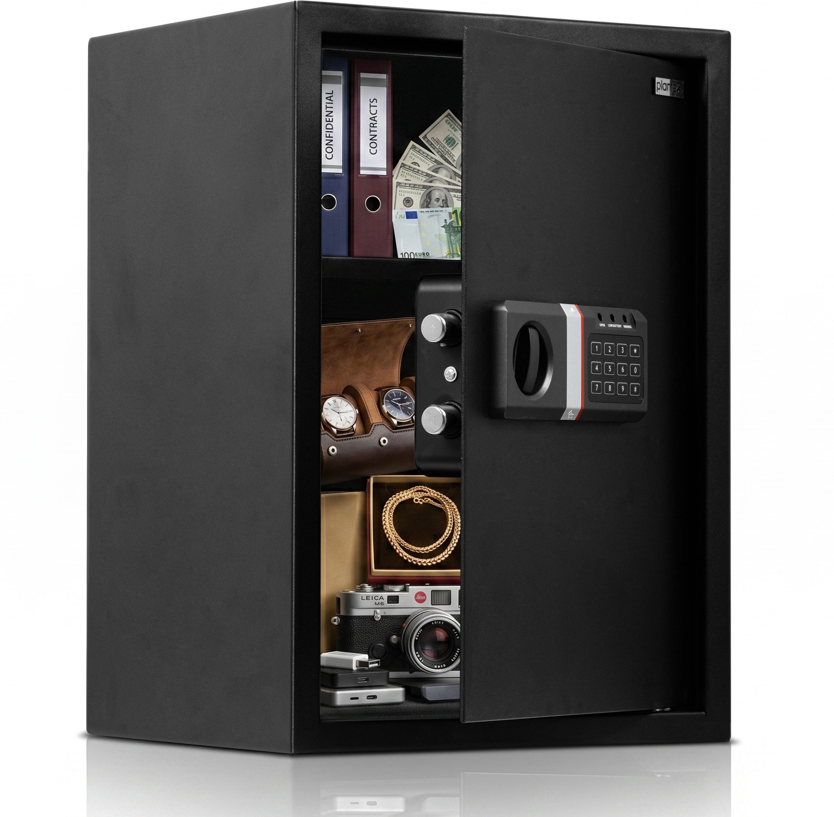 plantex Safe Locker for Home/55Ltr Hotel Safe Tijori Box/Digital Locker/Dual Code Access Safe Locker-picture-14
