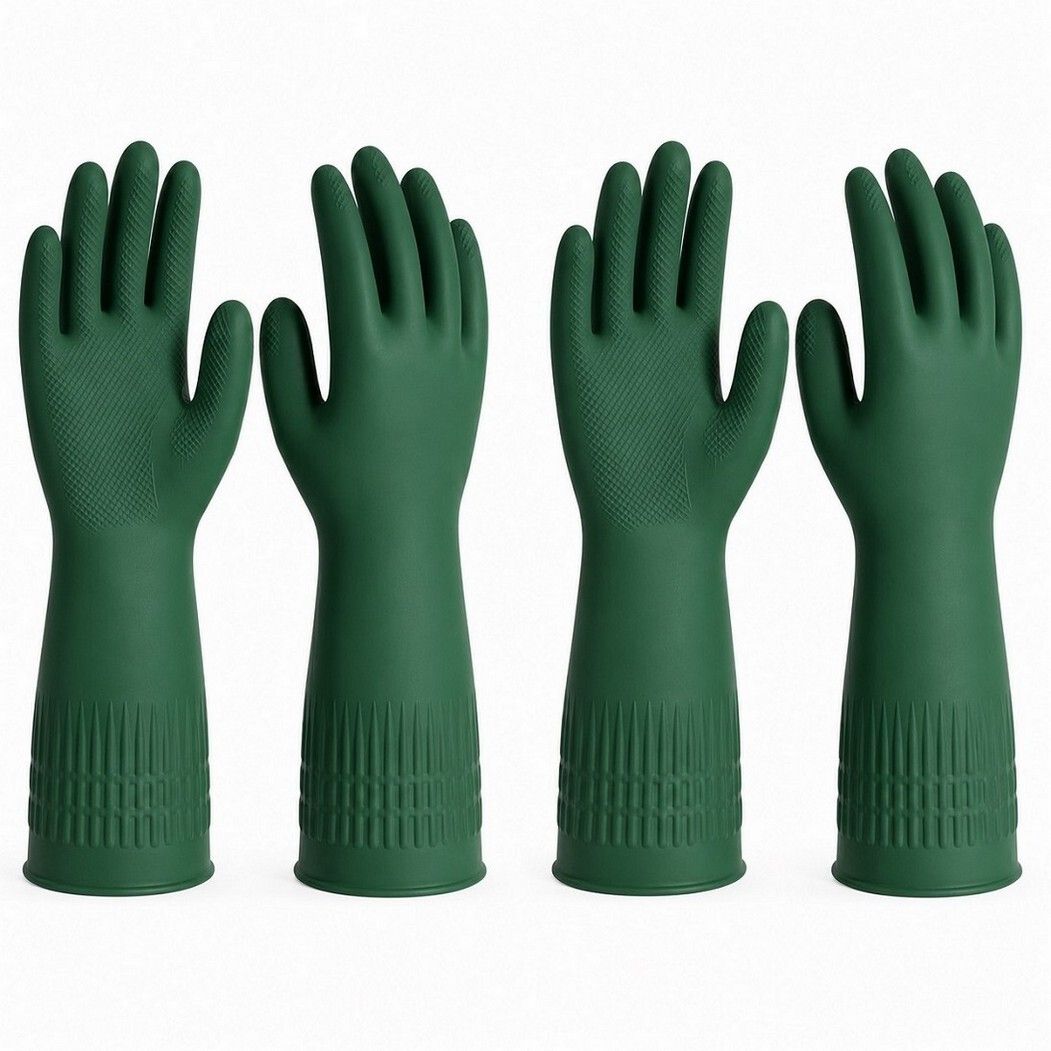 masox store Industrial Rubber Safety Gloves for Utility and Outdoor Worker Tasks Rubber Safety Gloves-picture-47