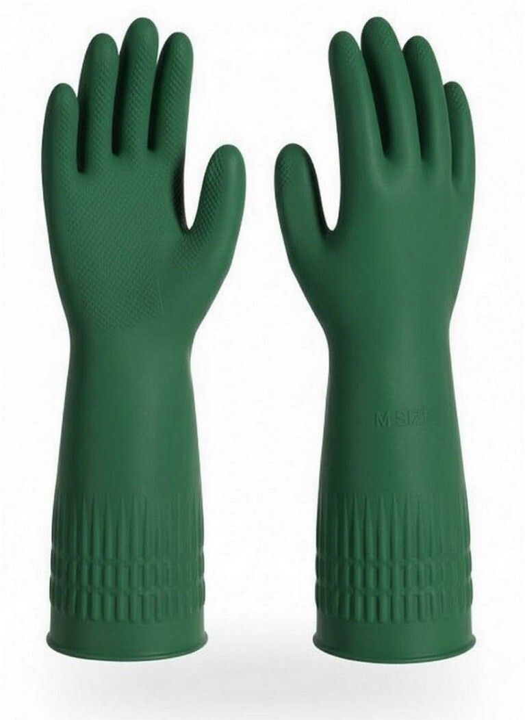 Safety Gloves for Garage Worker Construction and Material Handling Tasks Rubber Safety Gloves-image-49