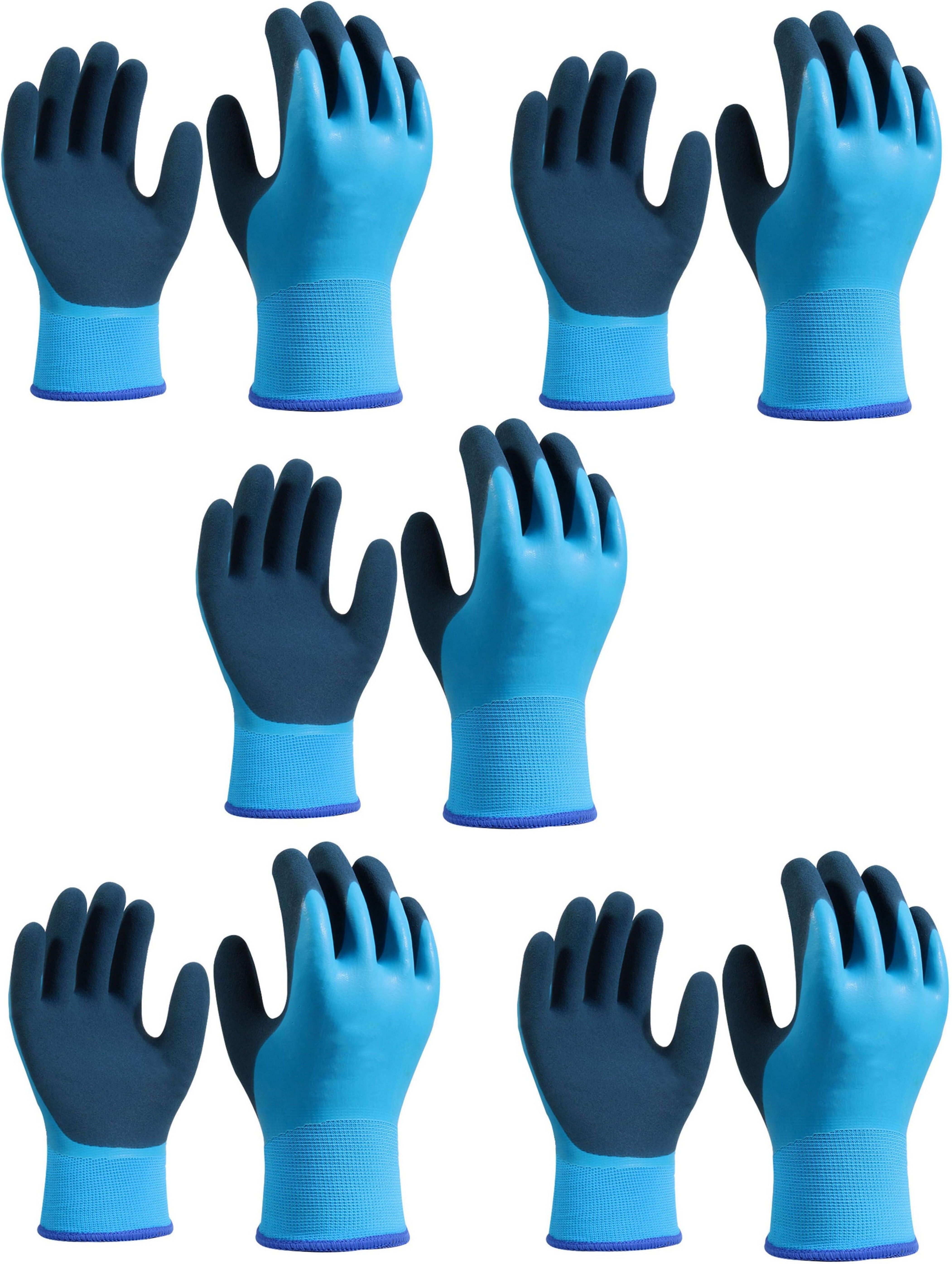 Nylon Latex Coated Firm Grip Industrial Safety Work Cut Resistant Gloves Wet and Dry Disposable Glove Set-image-20
