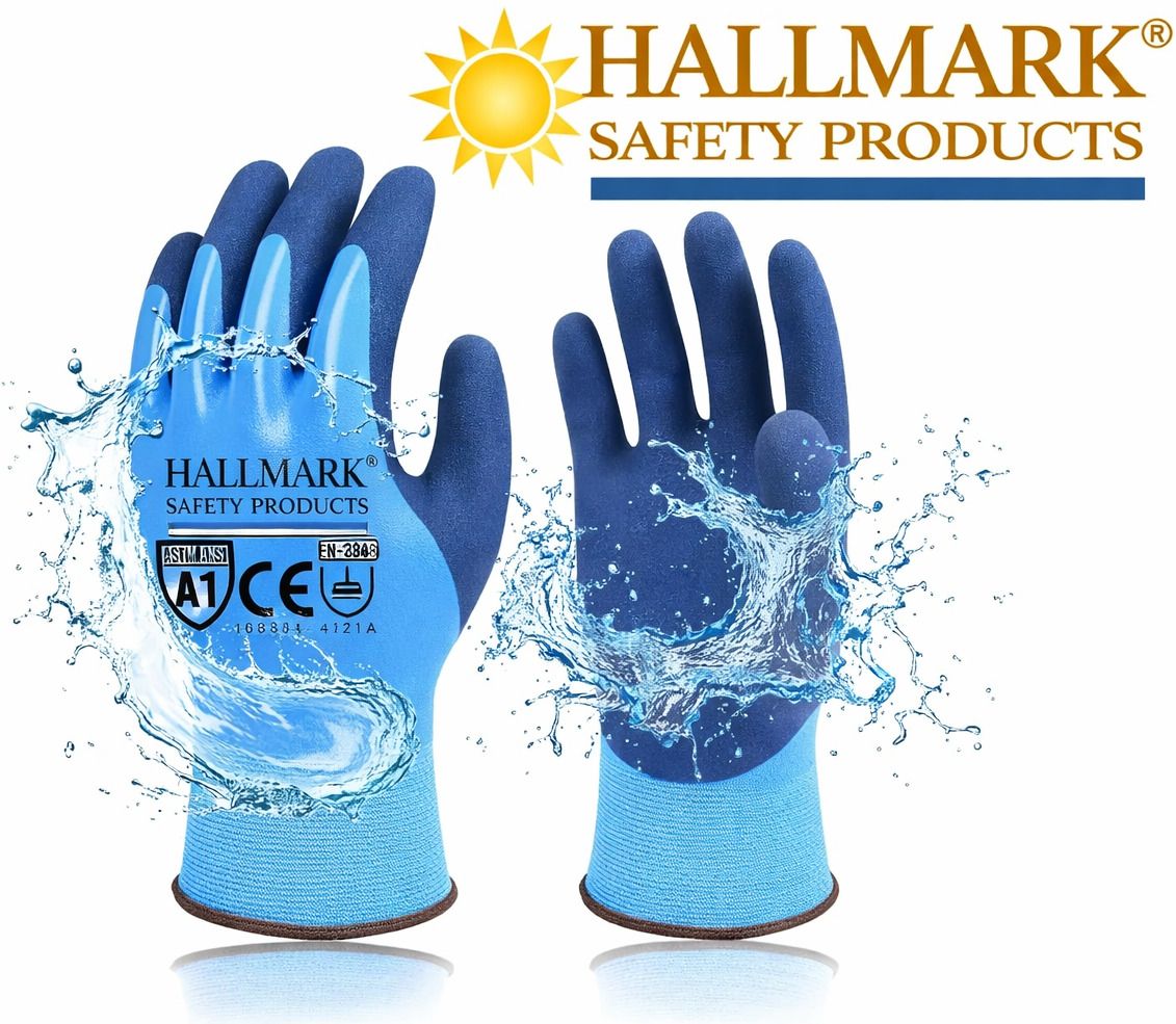 2 PAIRS - FULL DIPPED I CUT LEVEL 5 I SANDY PALM FOR BETTER GRIP GLOVES Latex, Nitrile, Synthetic Safety Gloves-image-22