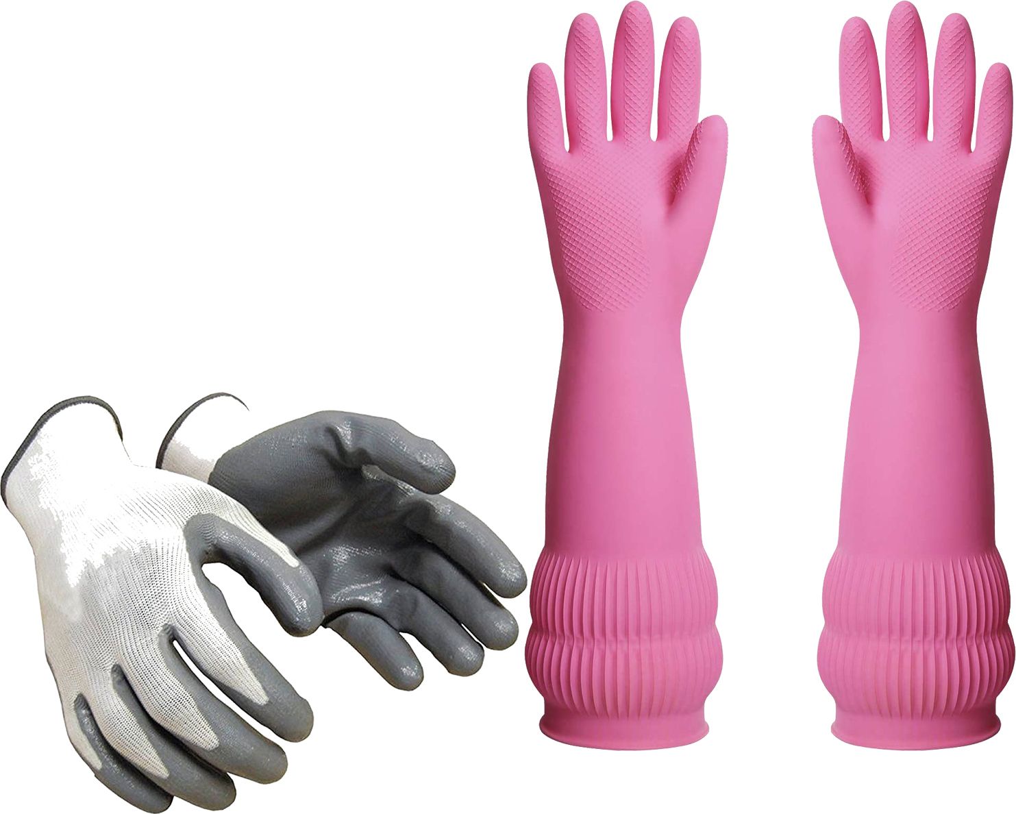 Rubber Hand Gloves for Dishwashing, Car Washing, Gardening, Chemical Handling K0 Boxing Gloves-image-35