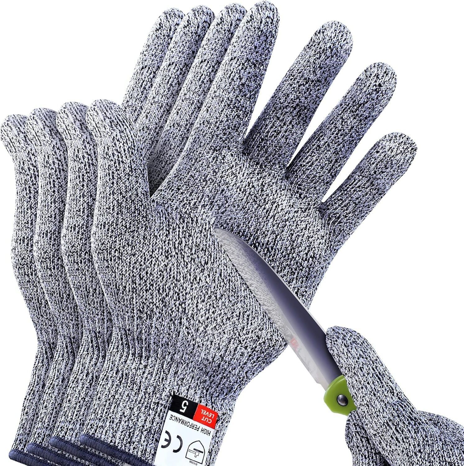 yara Cut Resistant Gloves Level 5 Protection, Upgrade Safety Anti Cutting Gloves Nylon Safety Gloves-picture-3