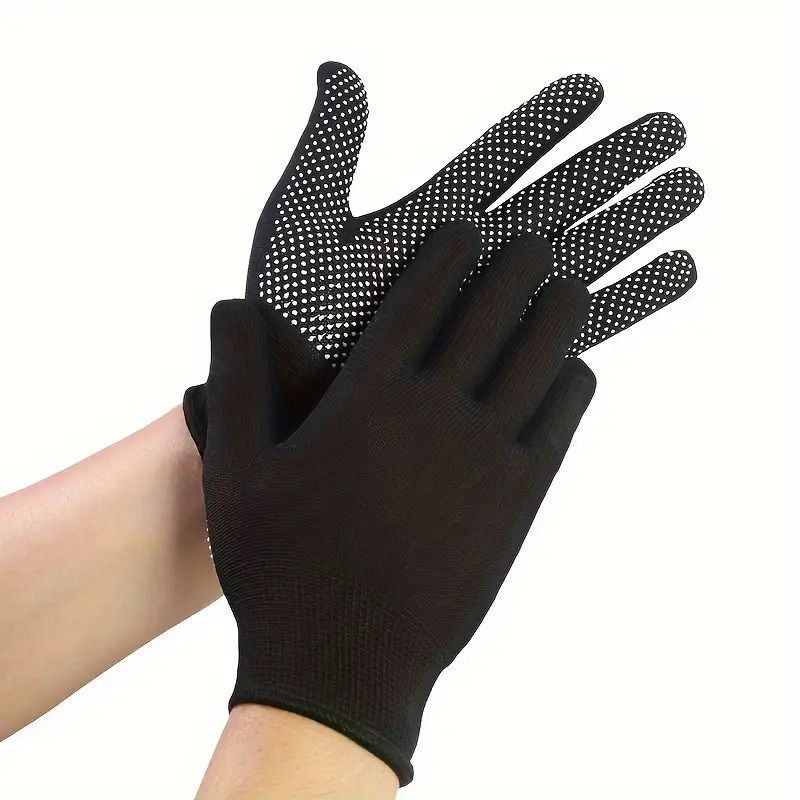 Breathable Work Gloves with Enhanced Non-Slip Grip and Superior Protection Polyester Safety Gloves-image-48