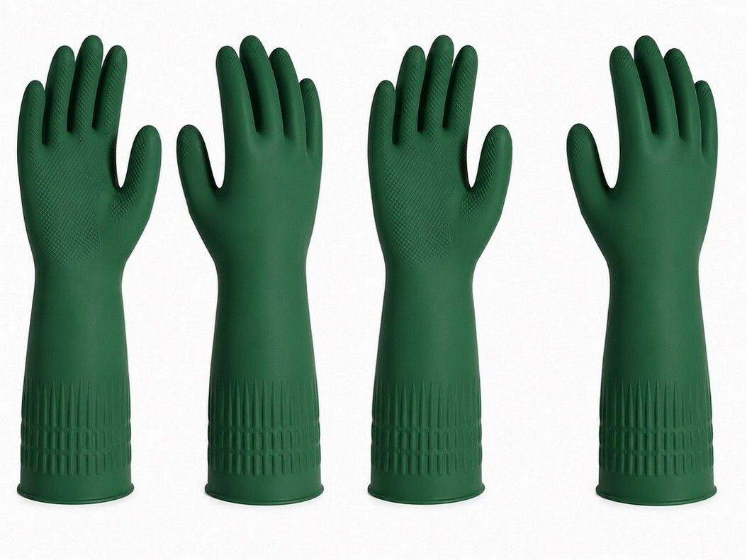 Waterproof Rubber Safety Gloves for Construction and Utility Work Tasks Rubber Safety Gloves-image-9