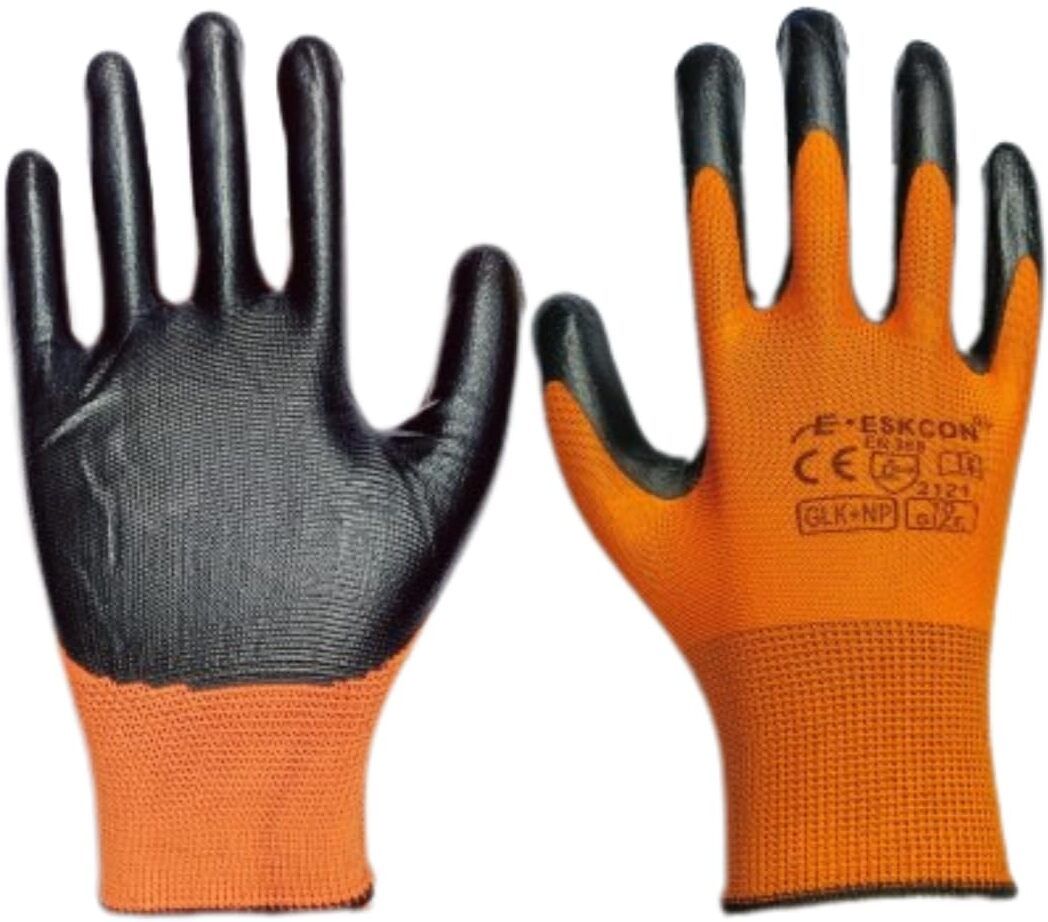 Safety Hand Gloves PU Coated Seamless Glove with Smooth Grip on Palm & Finger K0 Boxing Gloves-image-24