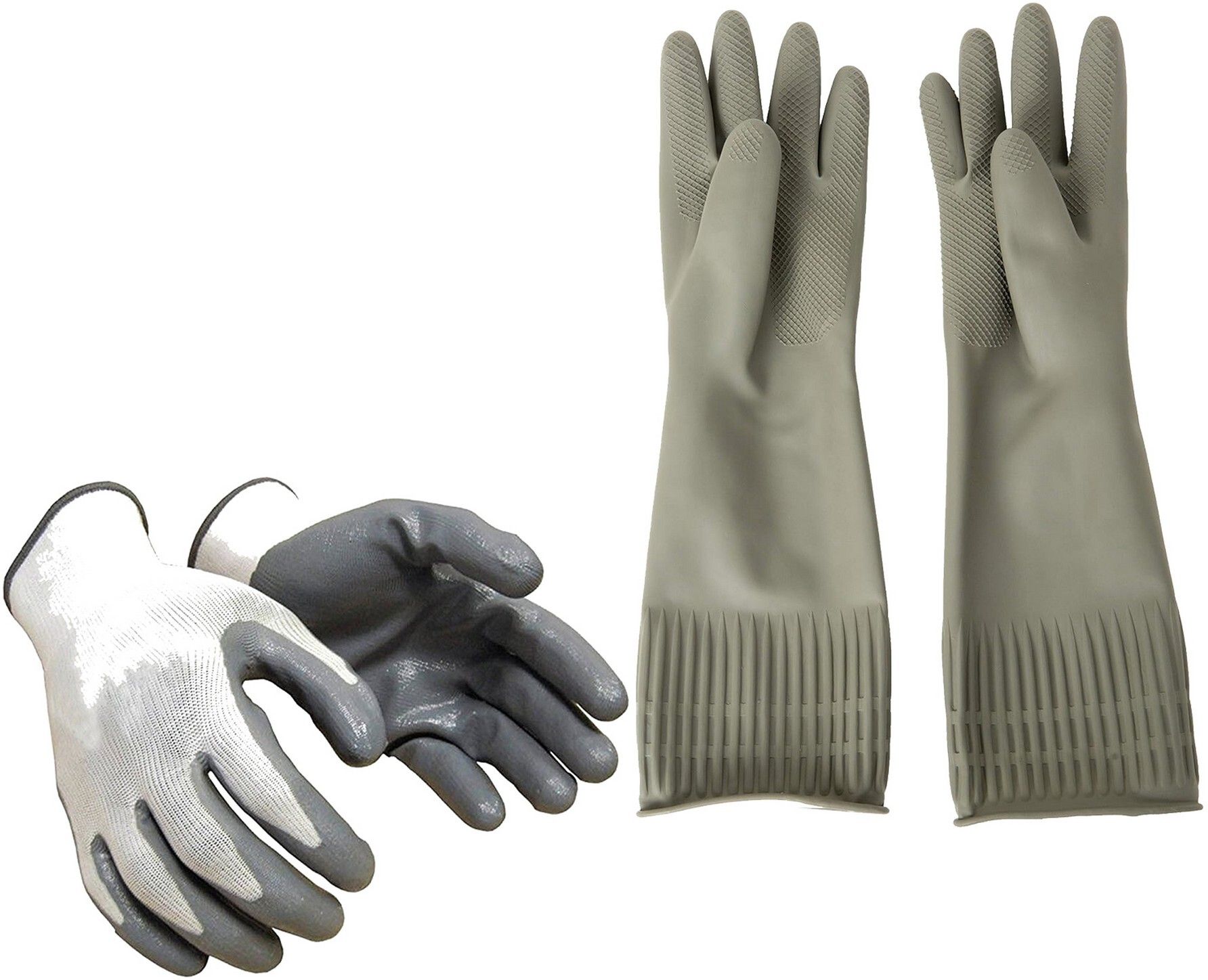 hm evotek Rubber Hand Gloves for Dishwashing, Car Washing, Gardening, Chemical Handling K9 Golf Gloves-picture-17