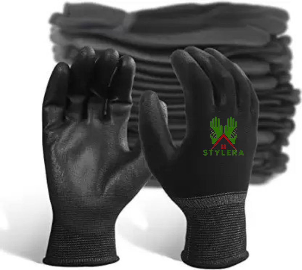 5 Pair Multipurpose Daily Use Reusable Washable Grip Coating Anti Cut Resistant NitrileSafety Gloves-image-40