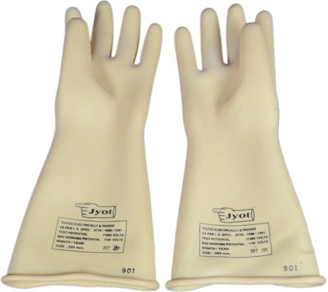 electric hand gloves for 11 kv line RubberSafety Gloves-image-30