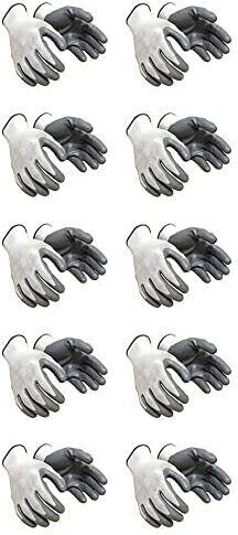 Nylon Safety Gloves 10 Pairs | Anti Cut | Cut Resistant | Industrial | Domestic Nitrile Safety Gloves-image-27