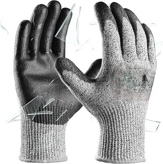 donizard Cut Resistant Level 5 Protection Hand Safety Gloves for Cutting, Fish Fillet Synthetic, Polyester Safety Gloves-picture-25