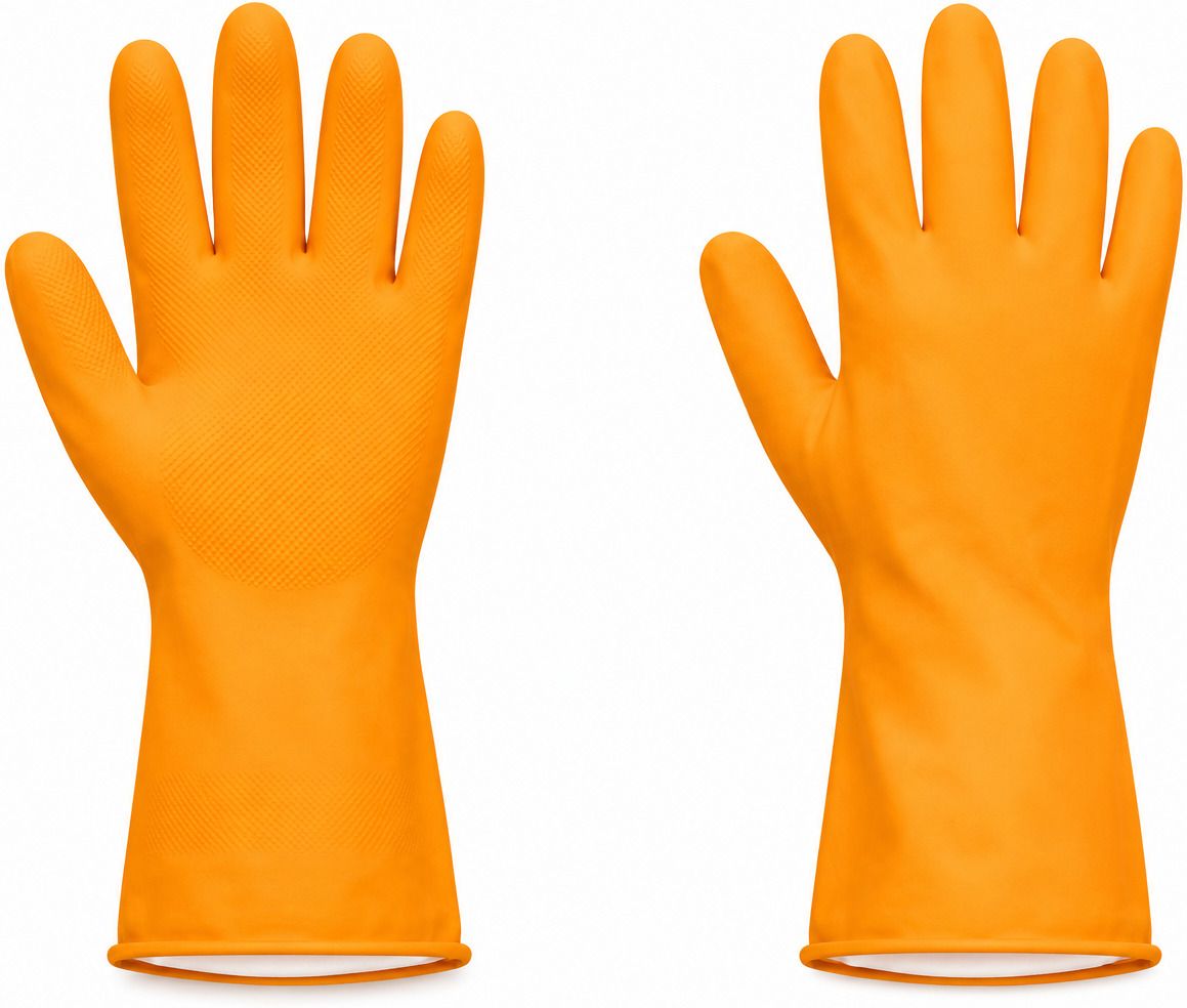 Safety Rubber Gloves | Multipurpose Anti-Slip & Textured Grip (Pack of 2) Rubber Safety Gloves-image-15