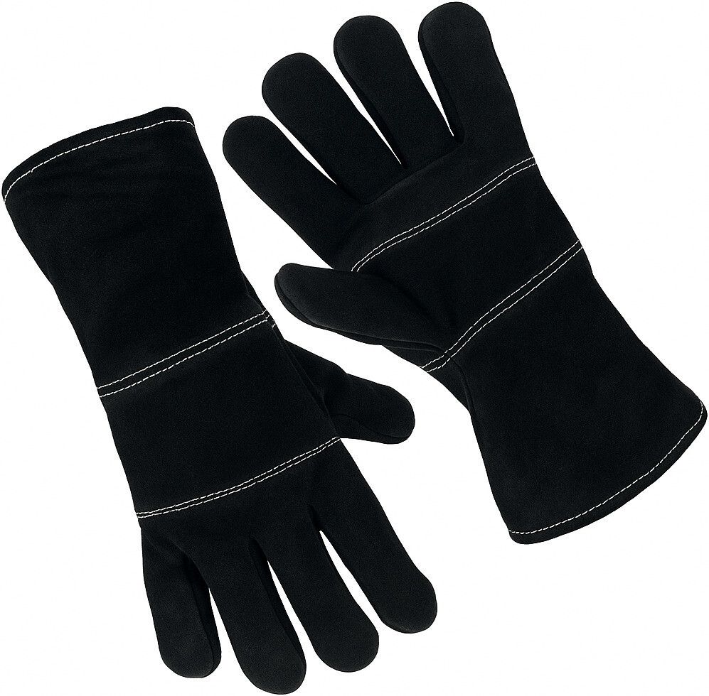 donizard Leather Welding Hand Gloves for Fire Resistant, Oven Grill, BBQ, Animal handling Leather Safety Gloves-picture-28