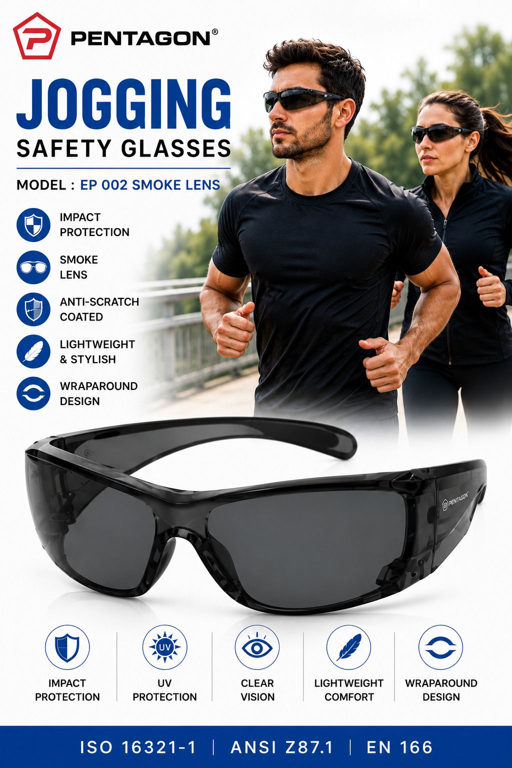 EP 002 SMOKE LENS OUTDOOR ACTIVITES GOGGLES-5 PCS PENTAGON SMOKE LENS ALIGHTWEIGHT DESIGN GOGGLES POLYCARBONATE LENS GOGGLES- Welding Safety Goggle-image-25
