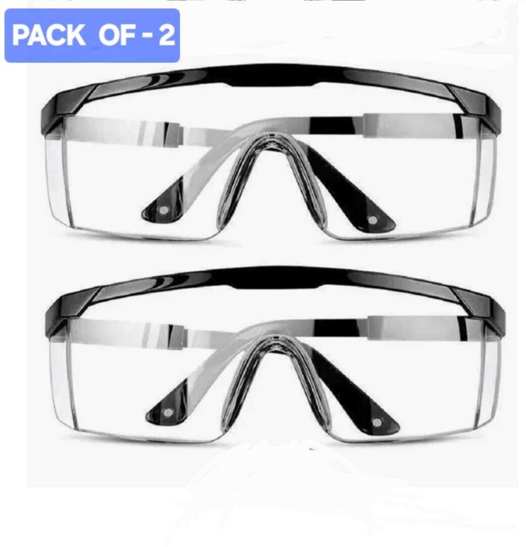 Eye Protection Safety Goggles Glasses Anti-Droplets Protective Eyeglass with Clear Polycarbonate Lens. (Pack of 2) QR-SG-QR1-Pack 2 Power Tool, Welding, Laboratory, Blowtorch, Wood-working Safety Goggle-image-17