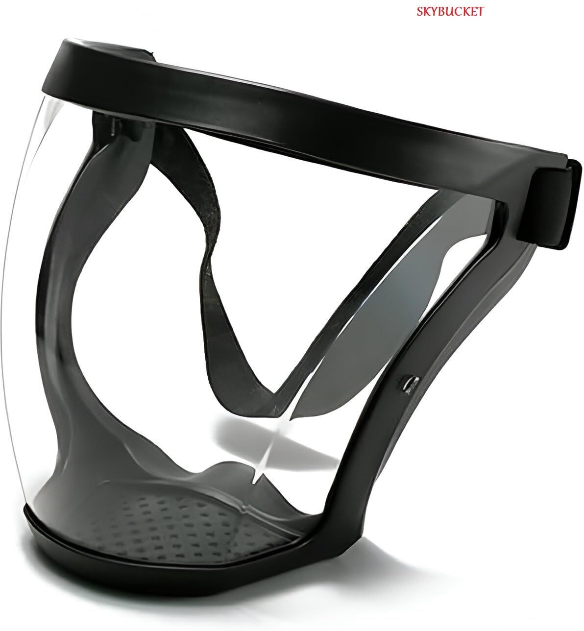 welding Multipurpose Full Face Mask, Transparent Face Mask with Adjustable Face Shield Upgraded Impact & Wind Resistant Cycling Transparent Protection Mask Blowtorch, Laboratory, Power Tool, Welding, Wood-working Safety Goggle-image-33