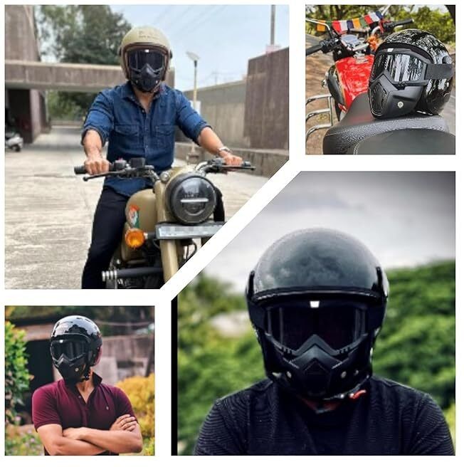 4uonly Best Bike FM-02 Modular Mask Nose Face Helmet SCO21 Diving Mask-picture-19