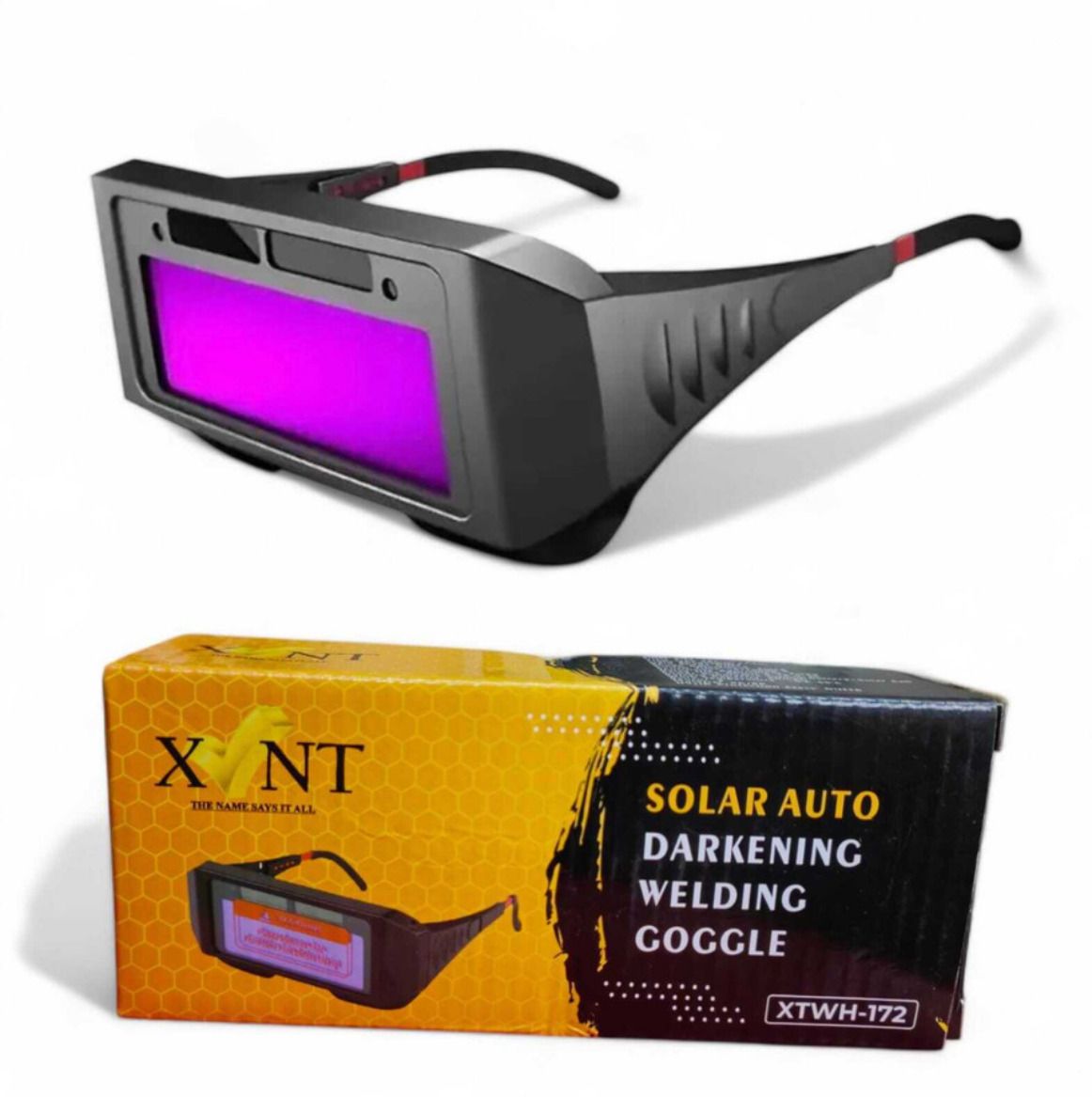 WeldGuard Auto-Darkening Safety Welding Goggles | Secure Head Hook | Anti-Glare AutoDarkening Safety Welding Goggles | Secure Head Hook | Anti-Glare & UV Shield Blowtorch, Welding, Wood-working Safety Goggle-image-8