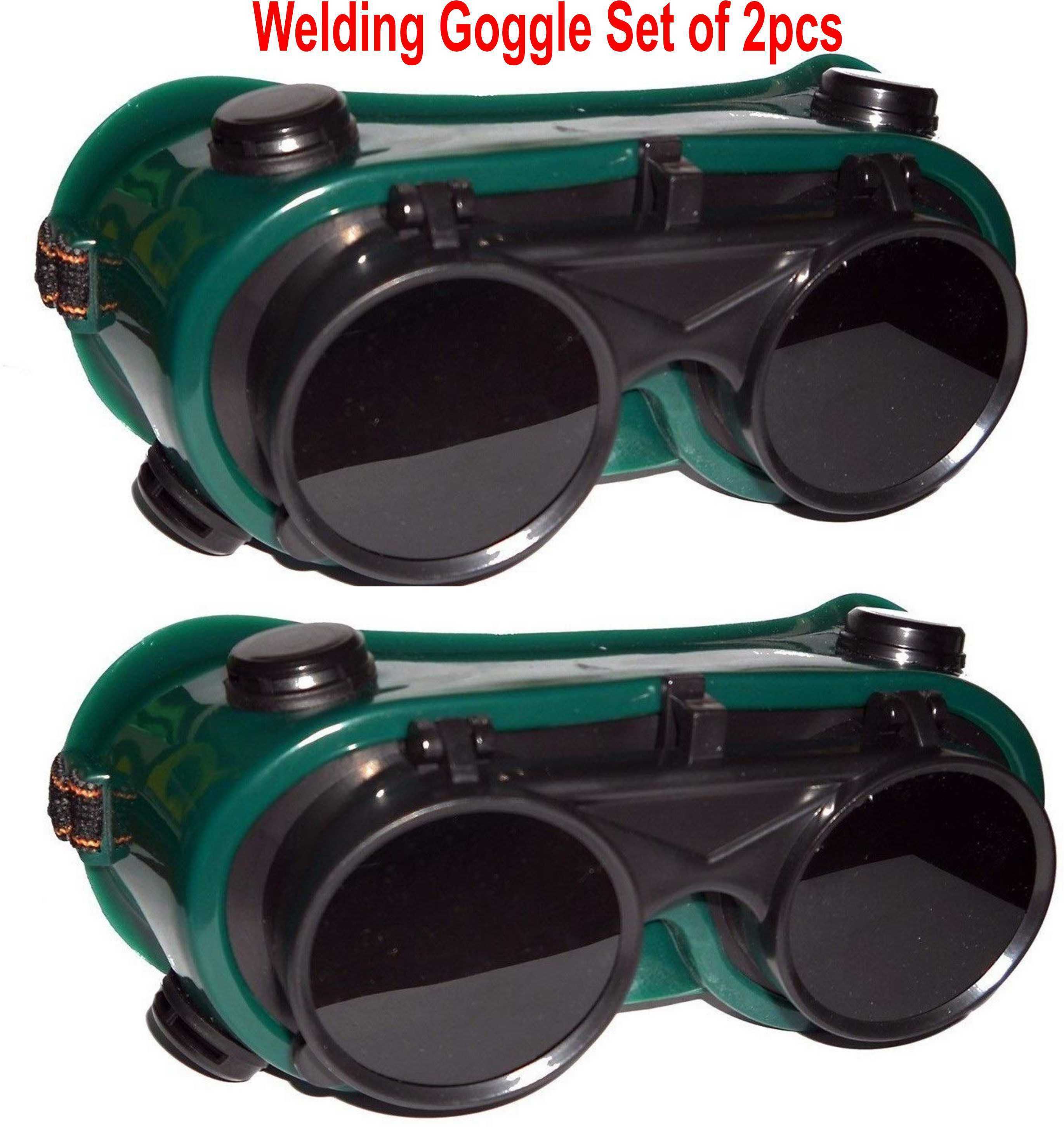 Heavy New duty Welding Safety Goggle Free Size Pack of 2pcs Inditrust Heavy duty Welding Safety Goggles - Pack of 2pcs (Free size) Welding Safety Goggle