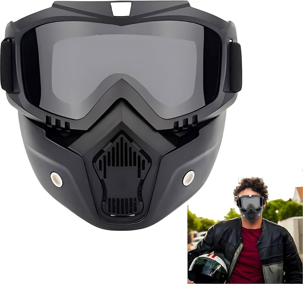 Adjustable Strap Soft Foam Padded Bike Helmet Bike Riding Goggles Mask Helmet Anti Scratch Open Face & Eyewear UV Protective for Cycling Bike Helmet Blowtorch Safety Goggle-image-34