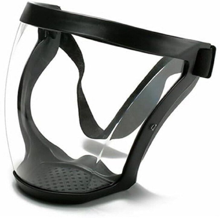 Transparent Full Face Shield Mask Anti Fog Safety Protective Guard HD Clear Job Transparent Full Face Shield Mask Anti Fog Safety Protective Guard HD Clear Job Safety Cap-image-1