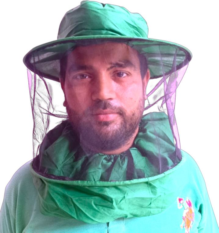 Bee Veil Green, Bee keeping cap,honey bee cap,green safety jacket Safety Jacket-image-15