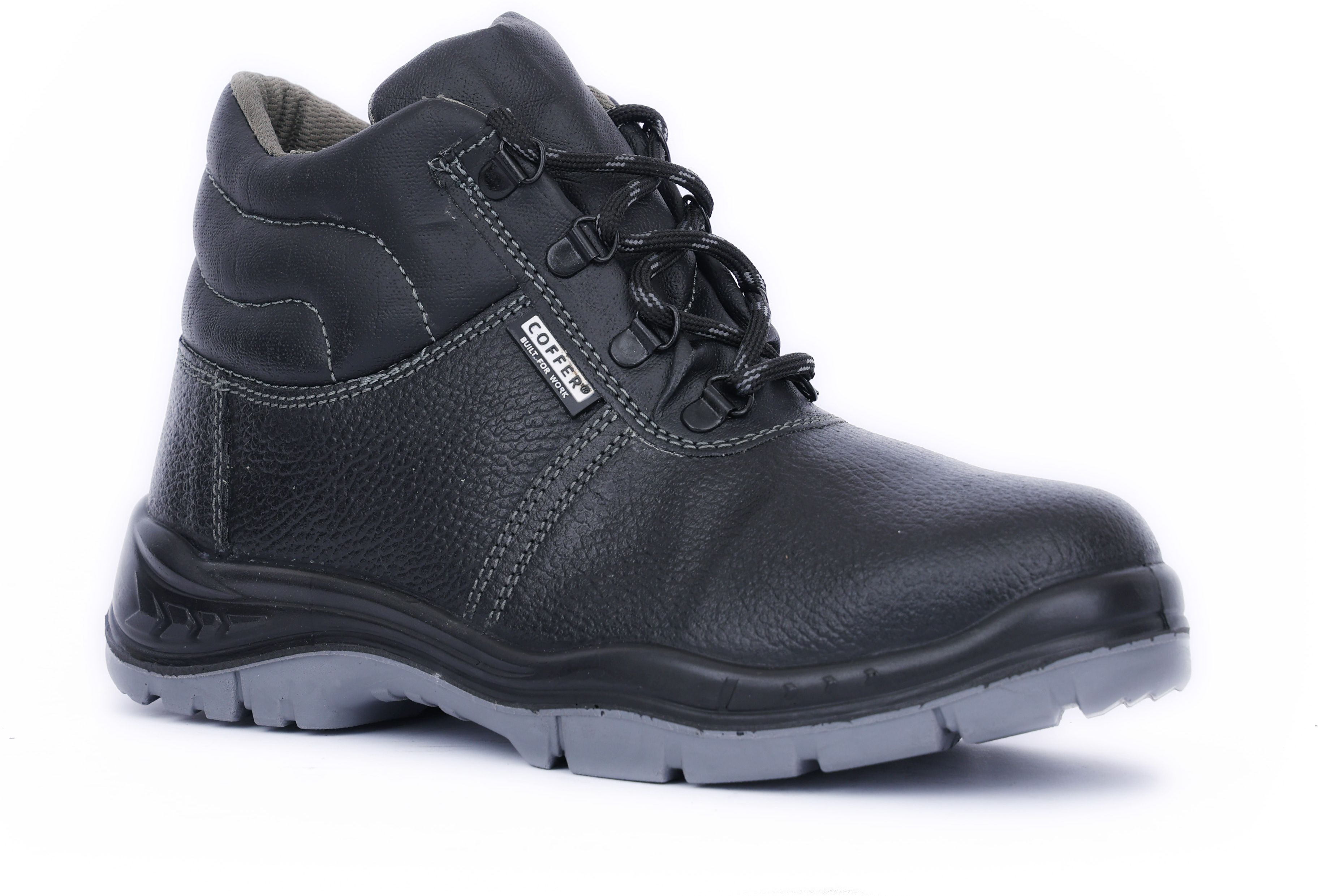 coffer safety Steel Toe Genuine Leather Safety Shoe-picture-18