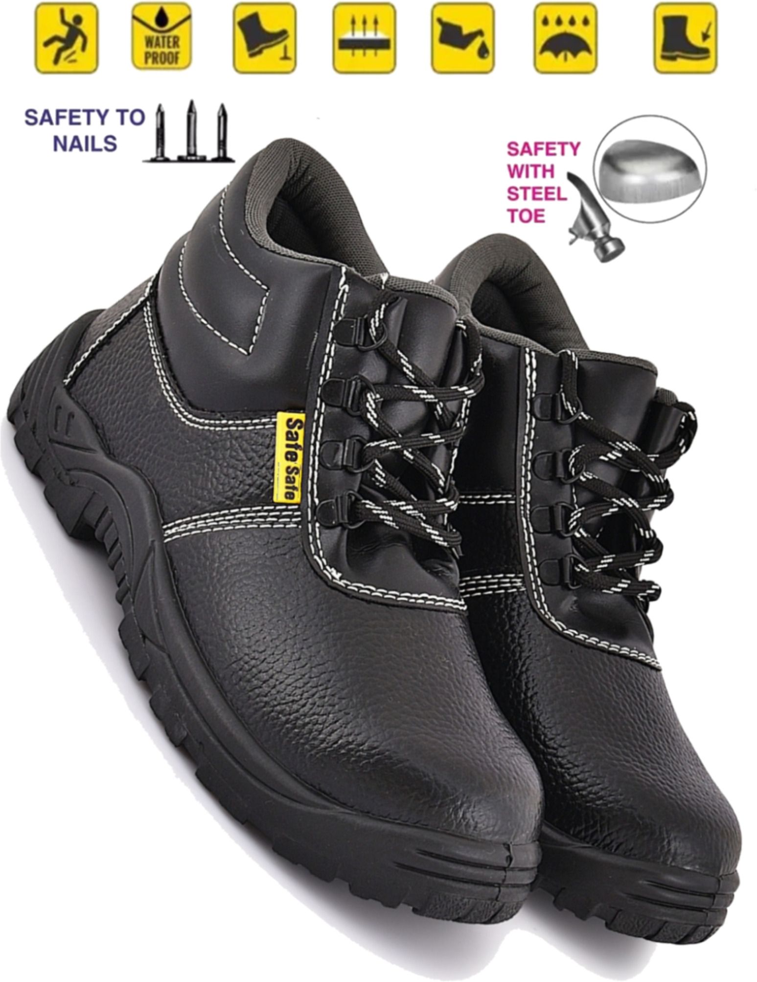 unisafe Steel Toe Leather Safety Shoe-picture-18