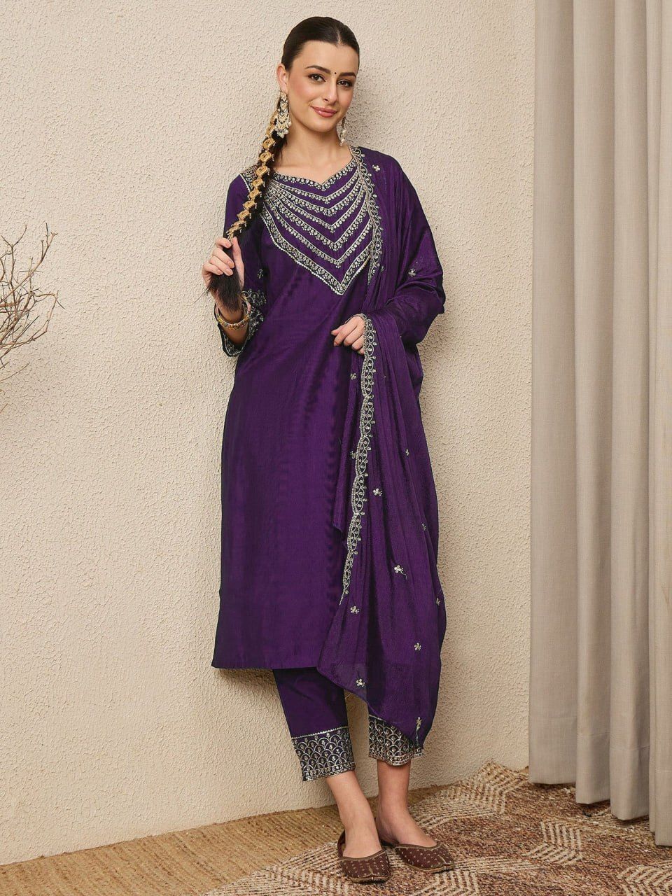 mvfashion Art Silk Women Churidar-picture-21