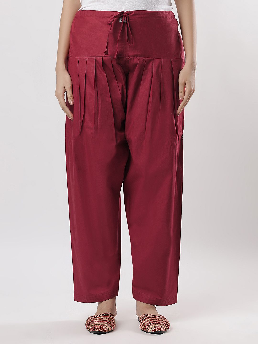 kohinoorised Pure Cotton Solid Women ["Maroon"] Salwar-picture-14
