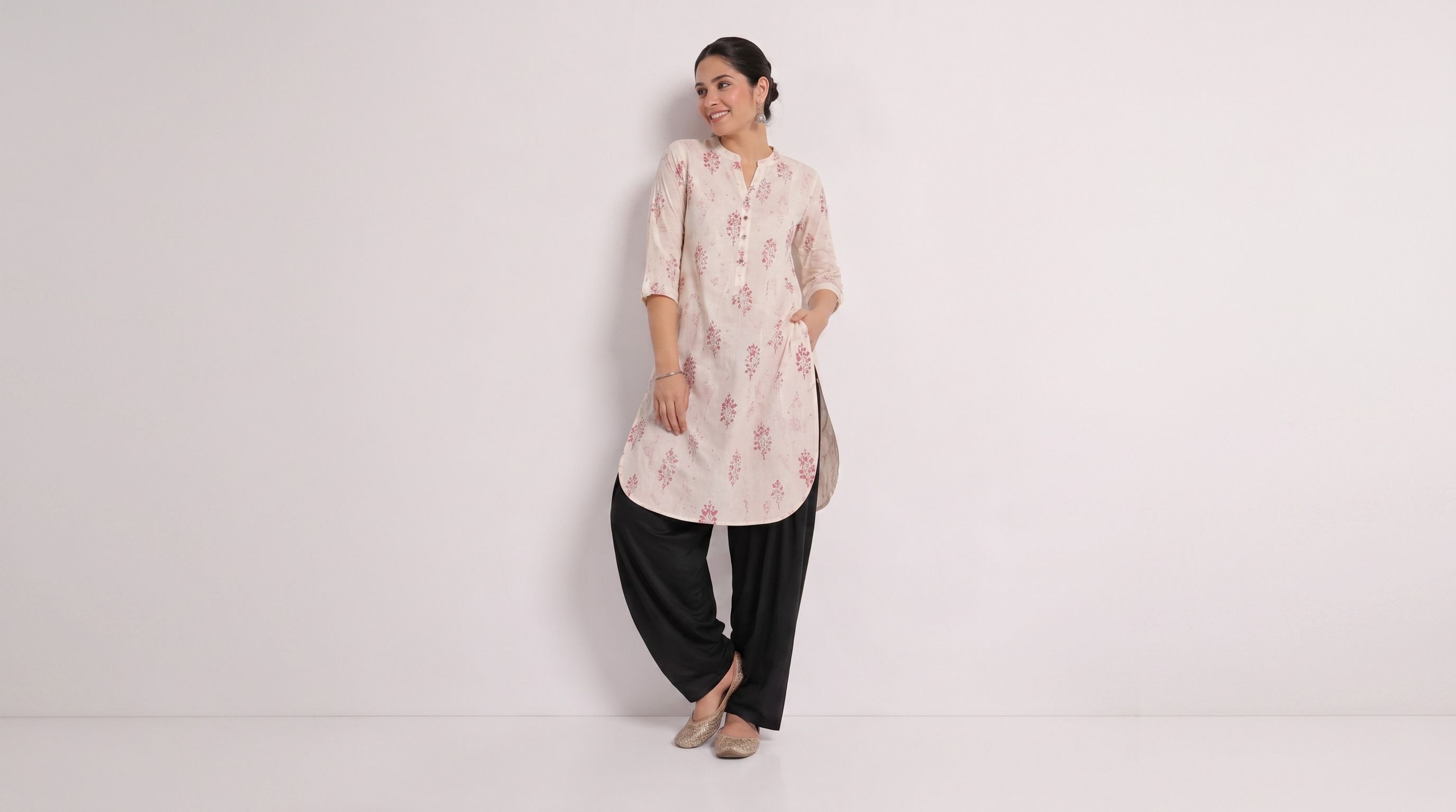 khatuja's Pure Cotton Solid Women ["Black"] Salwar-picture-12