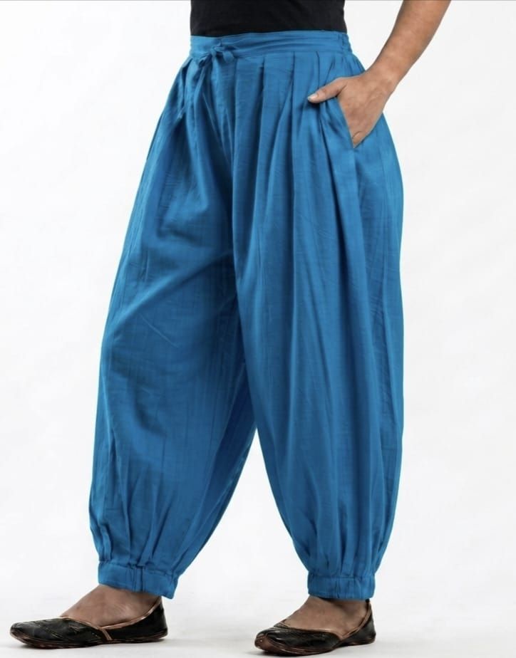 Pure Cotton Solid Women ["Blue"] Salwar-image-26
