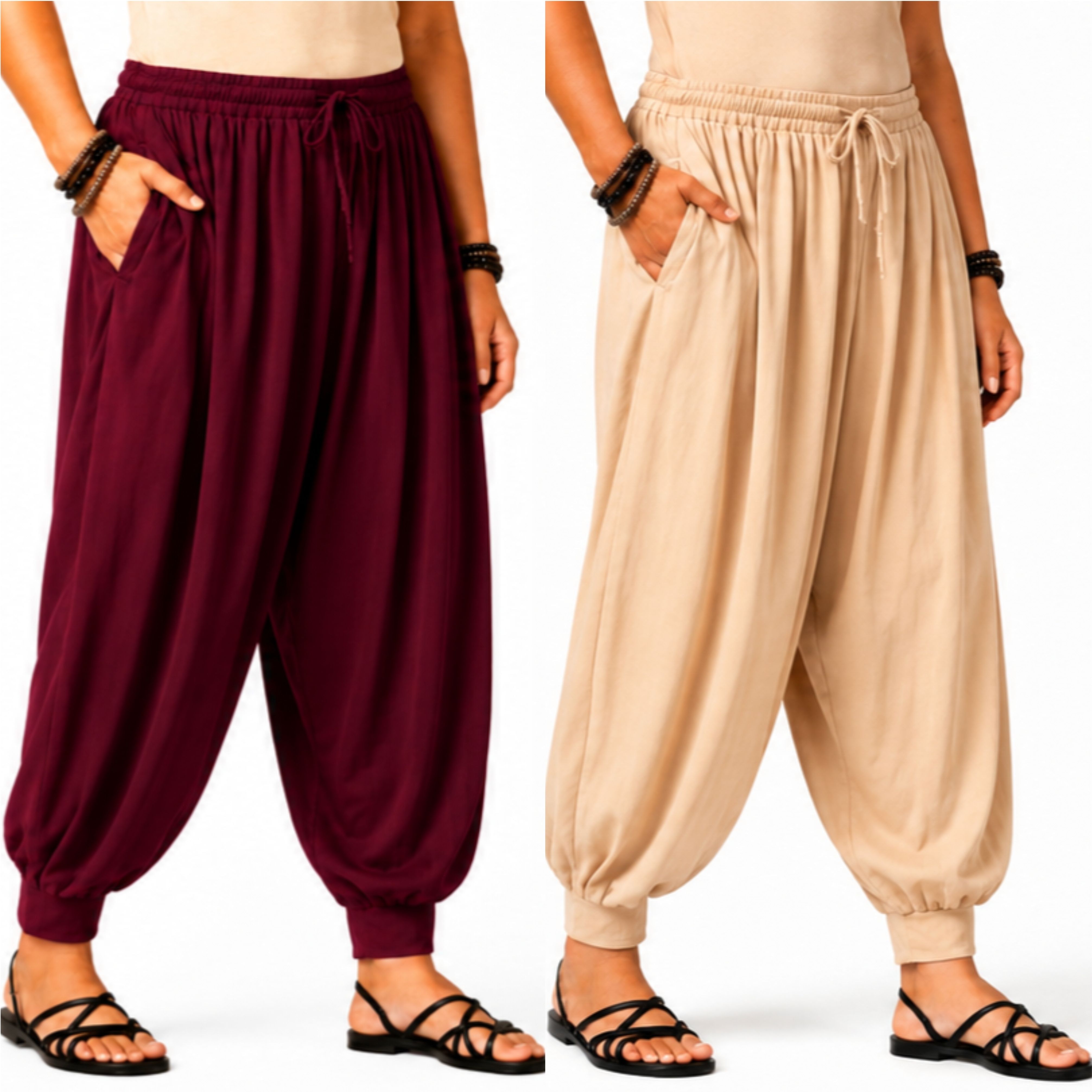 bapigarments Pure Cotton Solid Women ["Maroon"] Salwar-picture-11