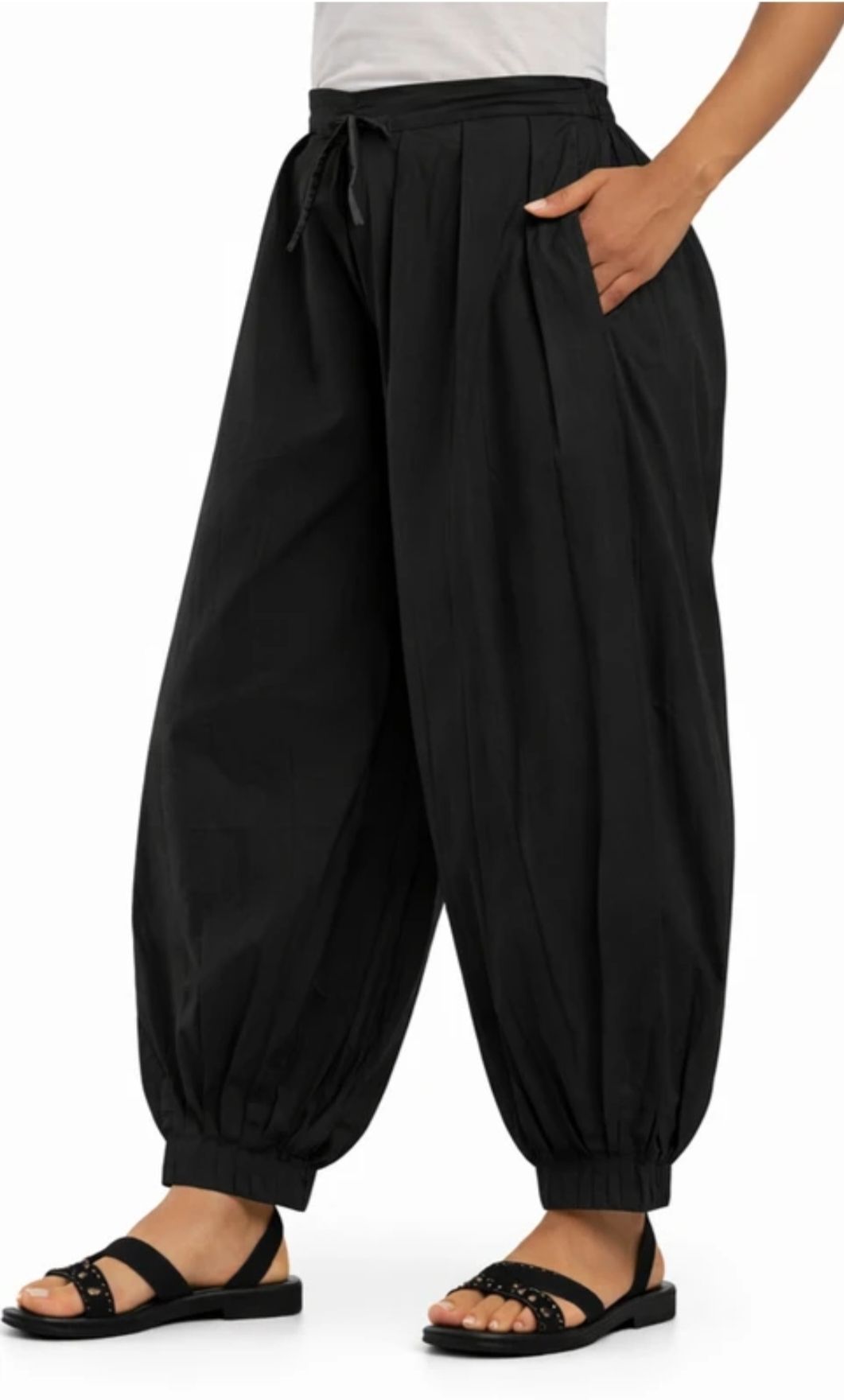 mitulgarments Pure Cotton Solid Women ["Black"] Salwar-picture-11
