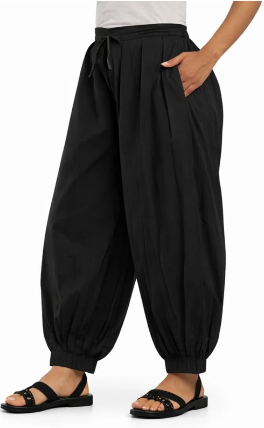 Pure Cotton Solid Women ["Black"] Salwar-image-48