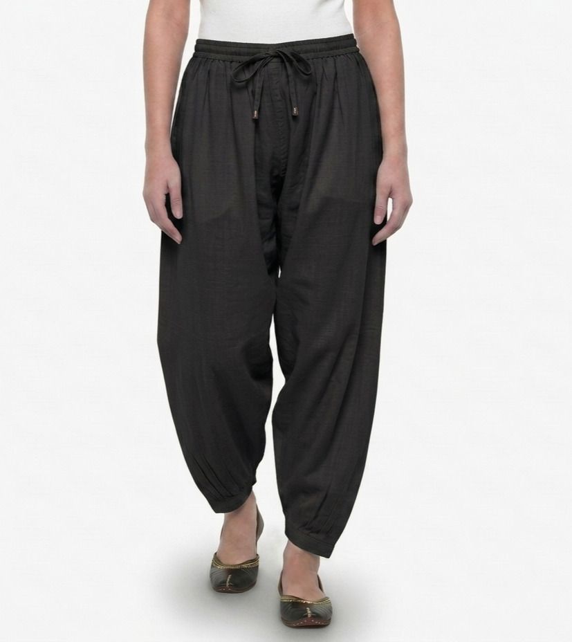 Pure Cotton Solid Women ["Black"] Salwar-image-35
