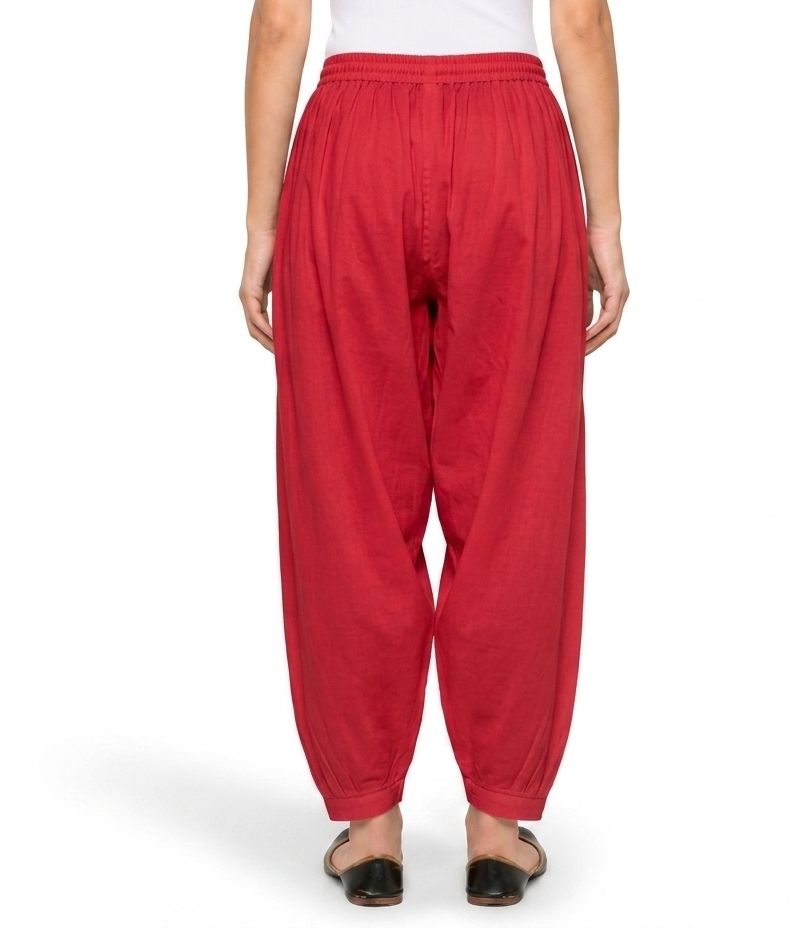 jimitex Pure Cotton Solid Women ["Red"] Salwar-picture-17