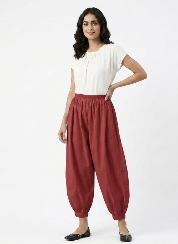 sitarama Pure Cotton Solid Women ["Red"] Salwar-picture-28