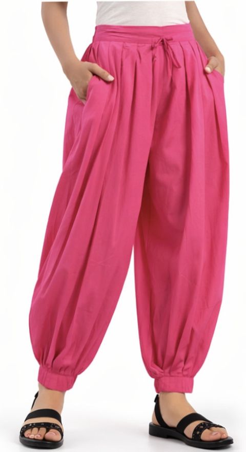 raadhakrishna bastralaya Pure Cotton Solid Women ["Pink"] Salwar-picture-26