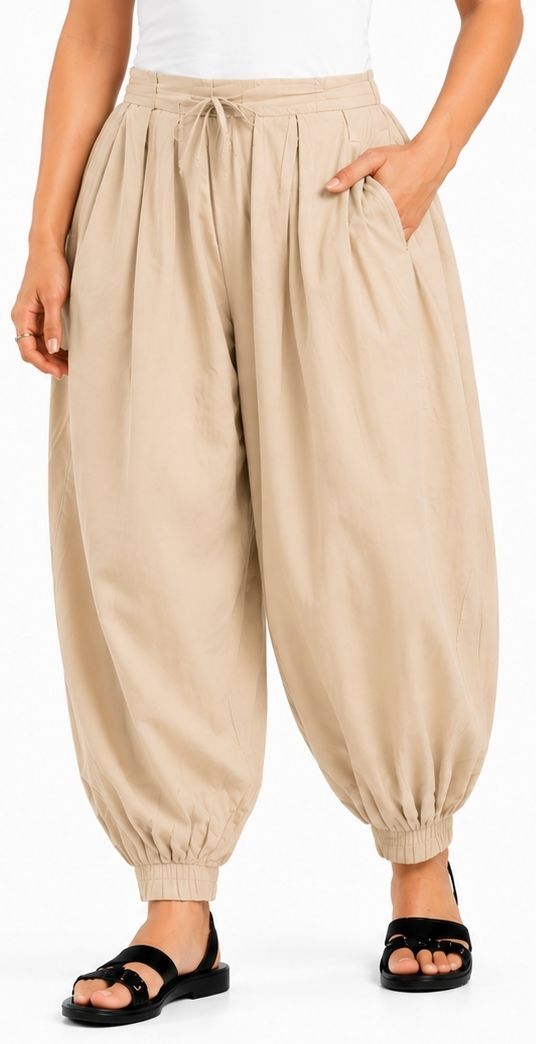 radhakrisnabastralaya Pure Cotton Solid Women ["Beige"] Salwar-picture-15
