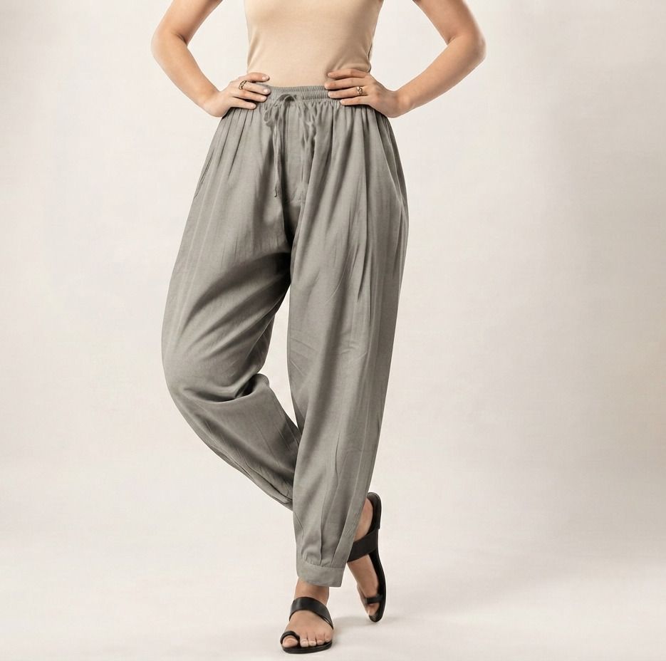 shyambastralayaa Pure Cotton Solid Women ["Grey"] Salwar-picture-33