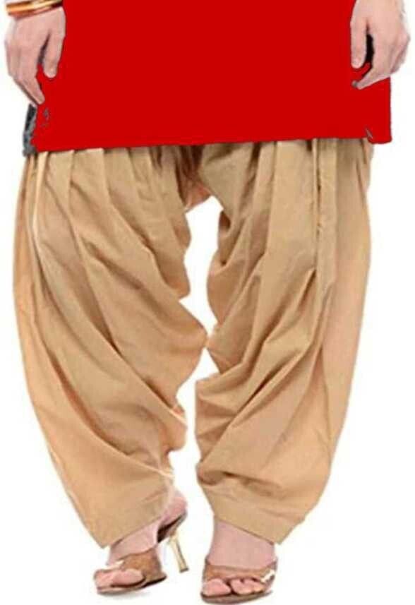 uganta Pure Cotton Solid Women ["Beige"] Salwar-picture-17