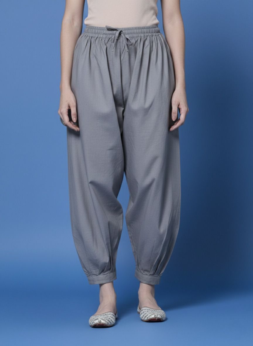 shyambastralayaa Pure Cotton Solid Women ["Grey"] Salwar-picture-30