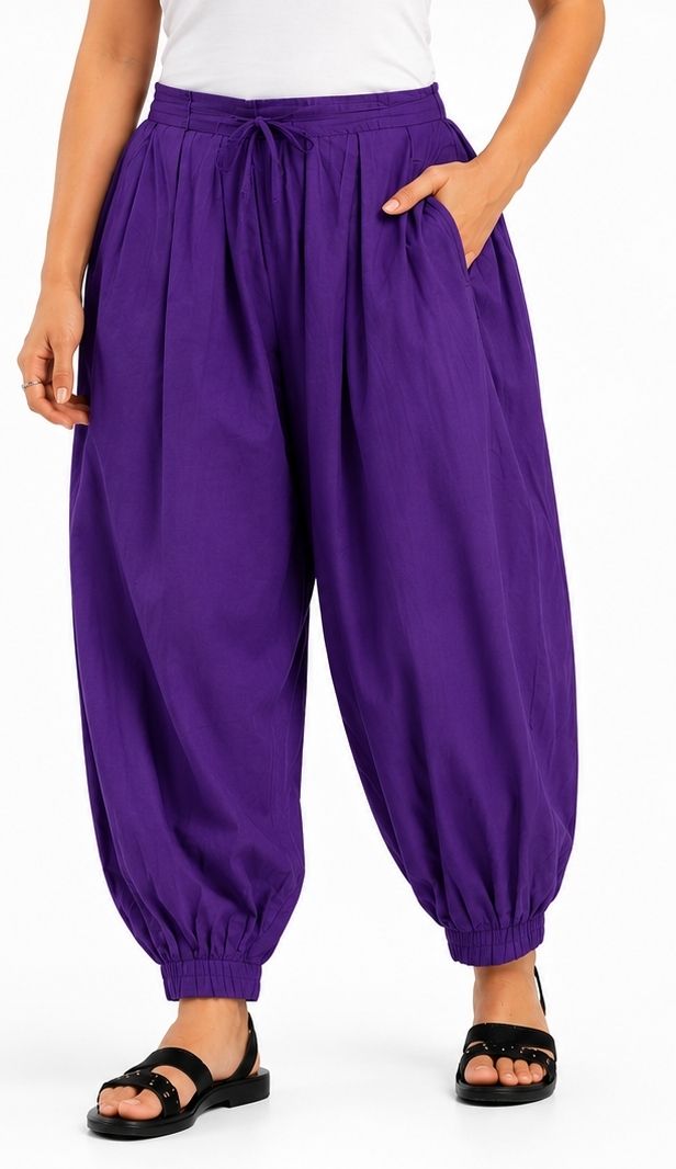 radhakrisnabastralaya Pure Cotton Solid Women ["Purple"] Salwar-picture-41